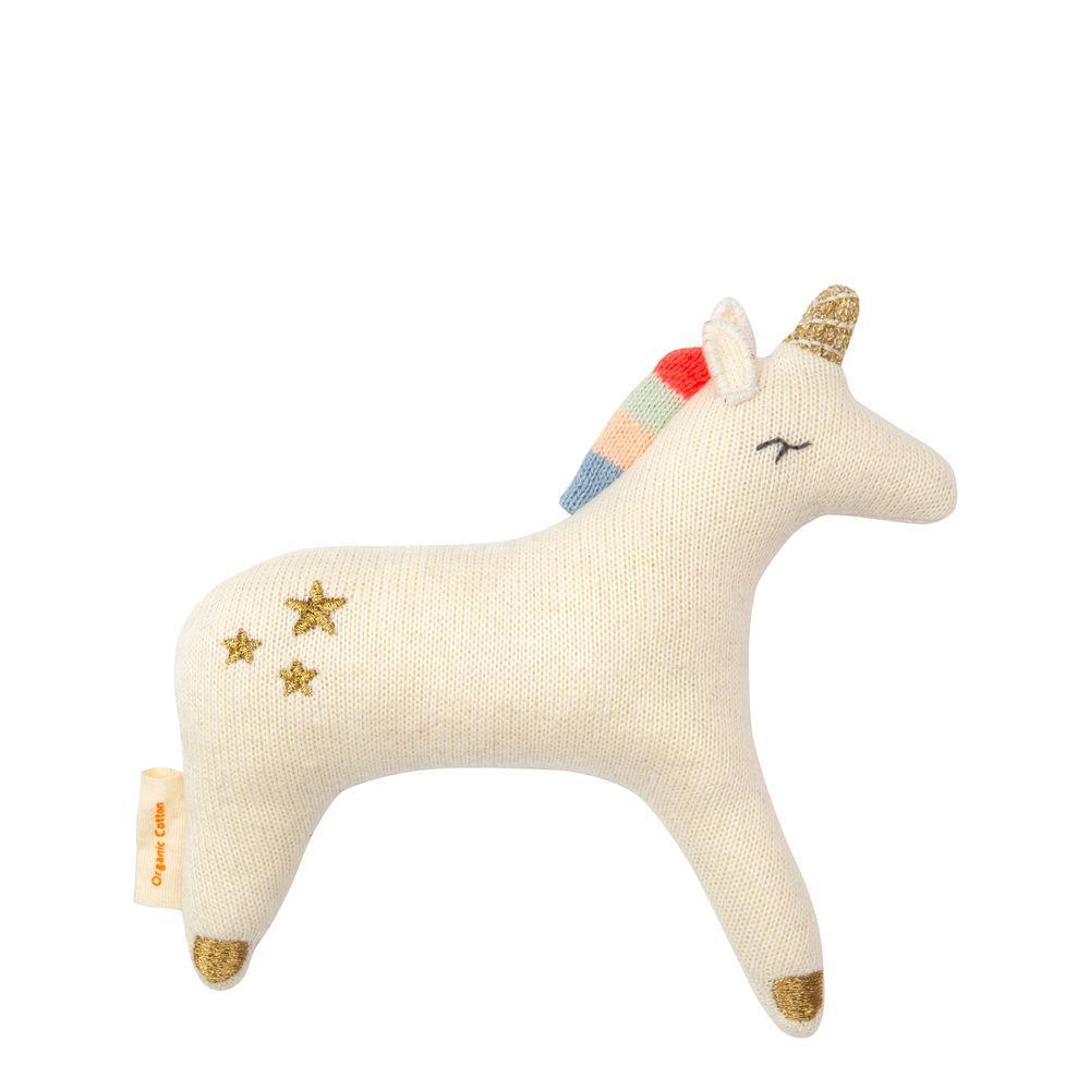 Unicorn Baby Rattle By Meri Meri